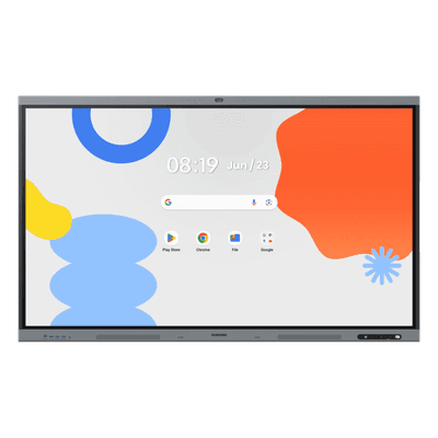 Pantalla Interactiva / 65 Pulgadas 4K UHD / Android 15 EDLA / Octa-core / 16GB RAM / 128GB Almacenamiento / 48MP Cámara / 8 Micrófonos Far-Field 10 m (32.8 ft) / 50 Puntos Touch IR / Wi-Fi 6 / Bocina 20W WA65FX-P SAMSUNG ELECTRONICS