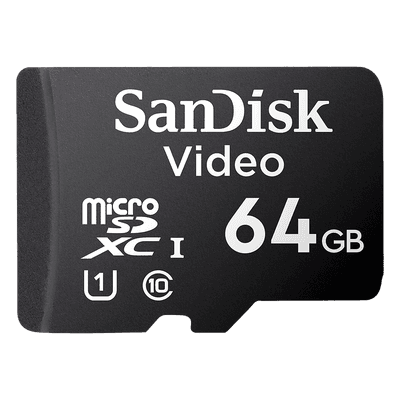 Sandisk Video Ultra SDXC UHS-I/Class 10 MSD SDSDQAS4-064G-BP SDSDQA5A4064GBP SANDISK