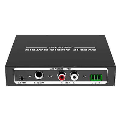 Extensor de Audio sobre IP / PCM 2.0 / Alcance 120 m (393.7 ft) / Matriz Flexible 1:1 1:N N:N / Múltiples Interfaces Analógicas / Protección ESD Nivel 2 TTMOIPATX EPCOM TITANIUM