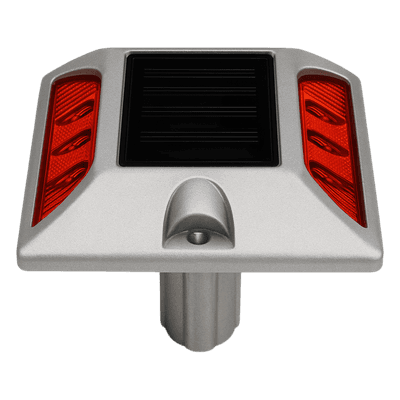 Señalizador Vial Solar / 6 LED Intermitentes / Alcance Visual 800 m (2624.7 ft) / Autonomía 108 h / IP68 / Carga 20000 kg / -25°C a +75°C AC-LED ACCESSPRO
