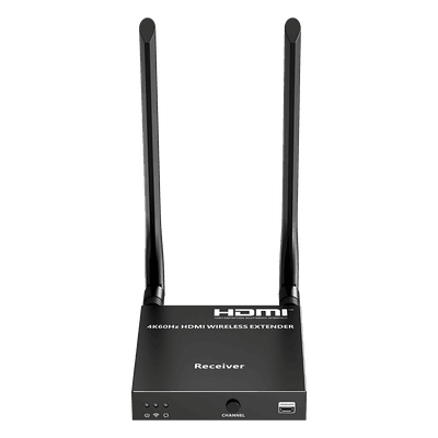 Receptor Inalámbrico HDMI / 4K@60Hz 4096x2160 / Tecnología ipcolor STREAM / Banda 5G 5.18-5.24 GHz / Alcance 50 m (164 ft) / 1 a 4 Conexiones Simultáneas TT699-V2.0RX EPCOM TITANIUM