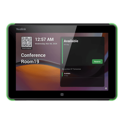 Panel Touch para Programación de Salas / 8 Pulgadas / 1280x800 / Wi-Fi 5 / Bluetooth 5.0 / PoE / Android 13 ROOM-PANEL-E2 YEALINK