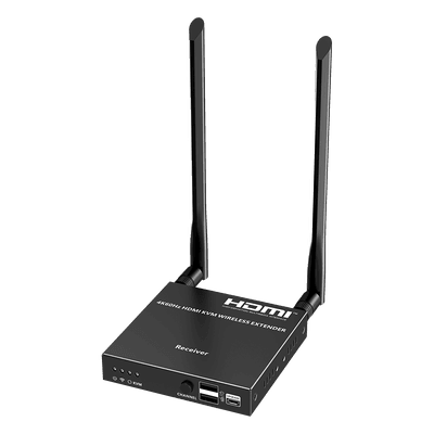 Extensor HDMI Inalámbrico / 4K@60Hz / Receptor Adicional / Banda 5G / Alcance 50 m (164 ft) / Control KVM / Transferencia IR TT699KVMV2.0RX EPCOM TITANIUM