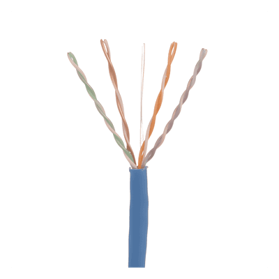 Bobina UTP / 1000 pies (305 m) / Cat 6 / 23 AWG / CMP Plenum / 4 pares / 250 MHz / PoE