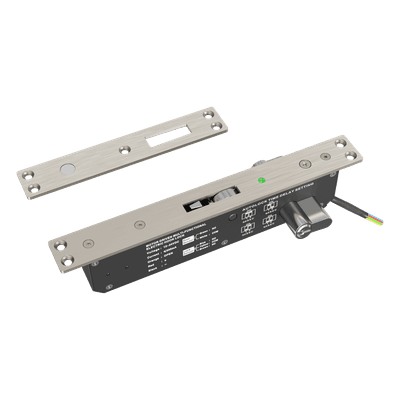Cerradura Eléctrica para Puertas Corredizas / Tipo Gancho / Llave Ambos Lados / Fuerza de Sujeción 400 kg / IP65 / 12V CC