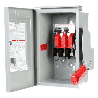 Interruptor de Seguridad / 240Vca / 3 Polos / 100A / Sin Portafusibles / NEMA 1 GNF323A SIEMENS