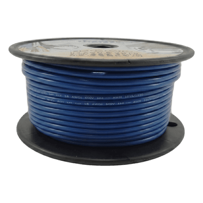 Cable Eléctrico / Calibre 14 AWG / 600 V / 105 °C Seco / 75 °C Húmedo / Cobre Estaño Clase K / PVC VW-1 / 100 m (328.1 ft) A1014T-02-100 COBRA WIRE & CABLE
