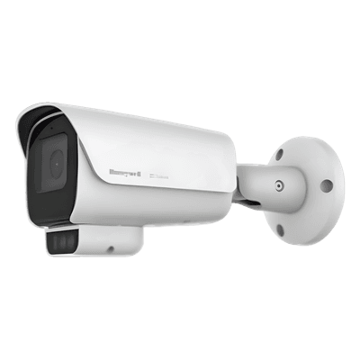 Cámara bullet IP / 5 MP / Dual-Light IR 40 m + luz cálida 30 m / lente 2.8 mm F1.0 / WDR 120 dB / H.265 / PoE / IP66 IP67 IK10 HC35CB5R3 HONEYWELL