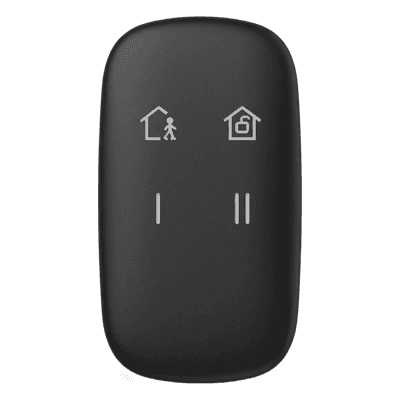 Control Remoto de Armado / 433 MHz Bidireccional / Teclas Programables / Batería CR2032 / 16 g / Negro DS-PKF1-WB(B)/BLACK HIKVISION