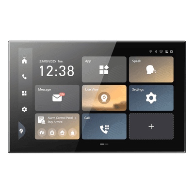 Monitor Táctil de Gestión de Seguridad / Pantalla IPS 10.1" Full HD+ 1920x1200 / Android 14 / Wi-Fi 6 / PoE / Gestión 17 Videoporteros 16 Cámaras IP DS-KH9570-WTE1 HIKVISION