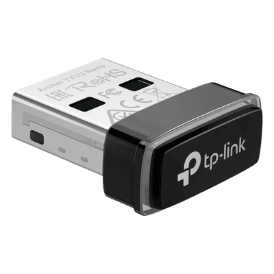 Adaptador USB Wi-Fi 6 / 287 Mbps / 2.4 GHz / Nano 17.5 × 15.8 × 7.1 mm / MU-MIMO / OFDMA / Driver Pre-cargado ARCHER-TX1U-NANO TP-LINK