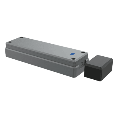 Sensor de Puerta Peatonal Inalámbrico / Tecnología Trio-Frequency Anti Interferencias / Alcance Magnético 25 mm / Batería 3.6V 2600mAh / Vida Útil 2 Años / Compatible con Puertas Seccionales y Batientes ACCESSDRW ACCESSPRO