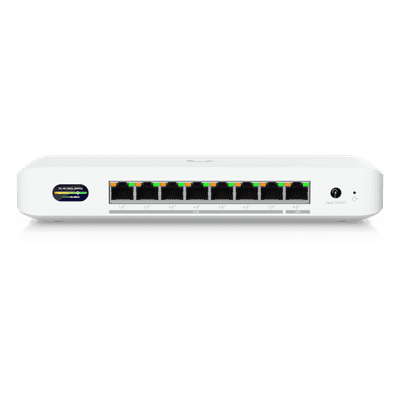 Switch PoE+ / 8 Puertos Multi-Gig / 1 x 10 GbE y 7 x 2.5 GbE / Wi-Fi 7 / 6 GHz / 30 W por Puerto / Compacto UDB-SWITCH UBIQUITI