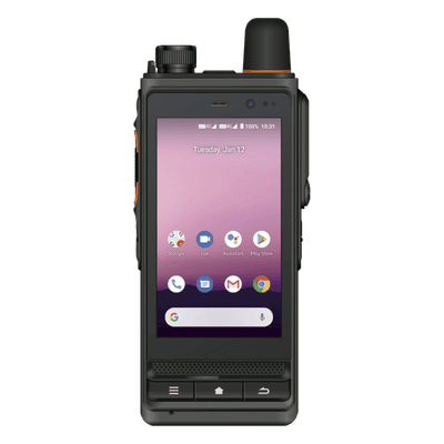 Radio PoC LTE / Android 14 / Cámara 13 MP / IP68 y MIL-810G / Batería 5000 mAh / Wi-Fi 5 / Audio con Cancelación de Ruido