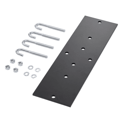 Accesorio de Soporte Final / Escalerilla 18 in (1.5 ft) / Acero / Acabado en Polvo RAL 9005 / Negro LRRMPBLK18 HOFFMAN