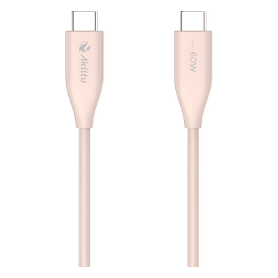 Cable de Carga USB-C a C / 240W / GaN / 1.5 m (4.92 ft) / Transferencia 480 Mbps / Silicona Anti-Enredos / Aluminio Anodizado AK-PAC6S-P-1.5M EZVIZ