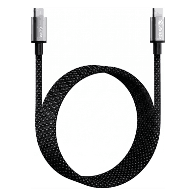 Cable de Carga USB-C a C / 1.5 m (4.92 ft) / Tecnología GaN / Carga Rápida 240W / Transferencia 480 Mbps / Silicona Médica / Aluminio Anodizado AK-PAC6B-N-1.5M EZVIZ
