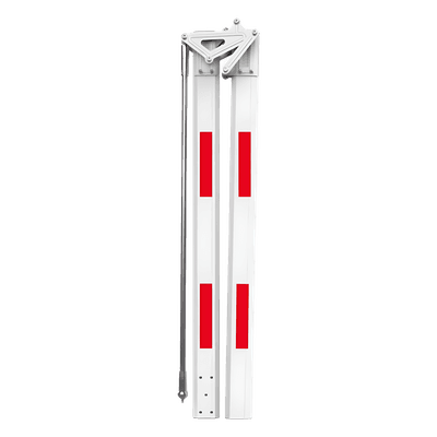Brazo Articulado para Barrera Vehicular / 6 m (19.7 ft) / Articulación 180° / Aluminio con Bandas Reflectivas / 2 Secciones de 3 m (9.8 ft) ARM-ART-6M-180 ACCESSPRO