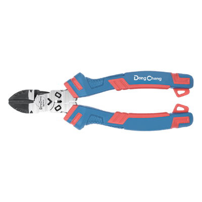 Pinza de Corte Diagonal / 6" (152.4 mm) / Alta Palanca / Filo 64 HRC / Mango Ergonómico D070326 DONGCHENG