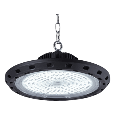 Luminario LED UFO High Bay / 100 W / 14,000 lm / Luz Fría 6500 K / IP66 / 85-265 V CA JLRE-UFO-100 JWJ