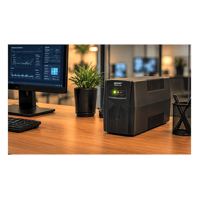 UPS Línea Interactiva / 1,000 VA / 600 W / 120 Vca / 6 Tomas NEMA 5-15R / AVR / 320 Joules EPU1000L EPCOM POWERLINE