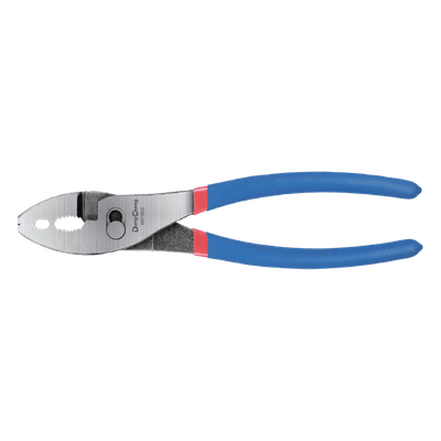 Pinza Mecánica / 8 Pulgadas / Acero al Carbono / Mordaza Dentada / Cortador de Alambre Integrado / Mango Ergonómico
