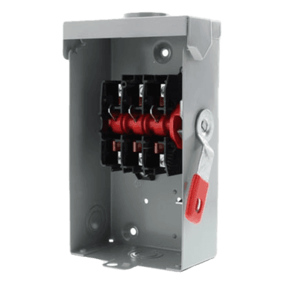 Interruptor de Seguridad / 240Vca / 3 Polos / 60A / Sin Fusible / NEMA 3R / Uso General GNF322RA SIEMENS