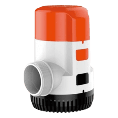 Bomba Sumergible / 3700 GPH (14000 LPH) / 12V CD / Impulsor Grande / Anti-Airlock / Conector Rápido / Puertos Rectos o 90° SFBP1-G3700-01 SEAFLO