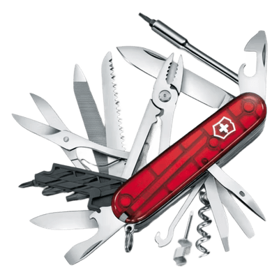 Navaja Multifunción / 39 Herramientas / Llave Tuercas Tecnológica / Dados Hexagonales D-SUB 4-5 mm / Bits Phillips-Torx-Hex / ABS-Cellidor / 91x34x27 mm / 187 g 1.7775.T VICTORINOX