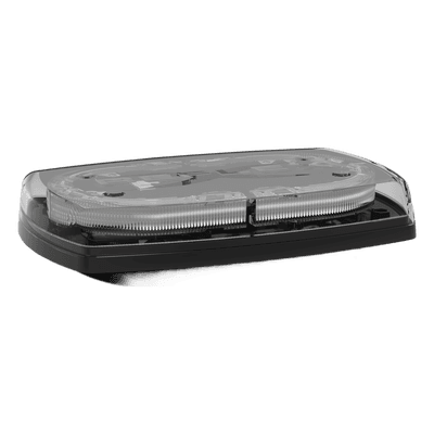 Minibar LED / 10 Pulgadas / 48 LEDs / 91 Patrones de Destello / 12-24 VDC / Base Magnética / Lente Transparente 5540CAC-VM ECCO