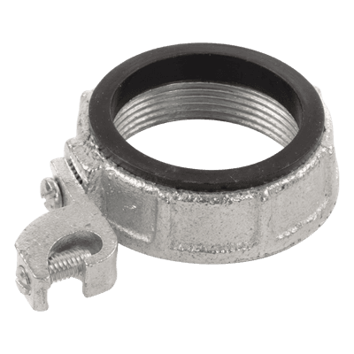 Conector de Puesta a Tierra / 1" (25.4 mm) / Hierro Maleable Galvanizado / Tornillería de Acero Tratado / Uso Comercial e Industrial PST-CB100-MG PRECISION