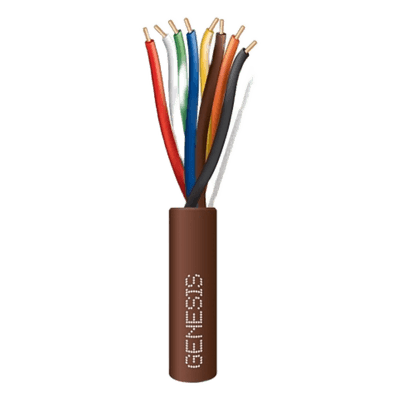 Cable de Alarma / 8 Conductores / 20 AWG / CL2 / 38 m (124.7 ft) / UL 1685 / Interior 4707-4607 GENESIS