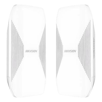 Puente Inalámbrico / 5 GHz / 867 Mbps / Alcance 5 km / 3 Puertos Gigabit / PoE In-Out / IP55 / Kit 2 Unidades DS-3WF5000-SI-5ACG/2P HIKVISION
