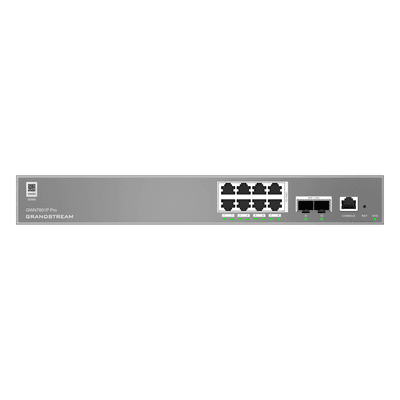 Switch Administrable L2++ / 8 Puertos Gigabit PoE 120W / 2 Puertos 2.5G SFP / 26 Gbps / Gestión Cloud / VLAN 4K