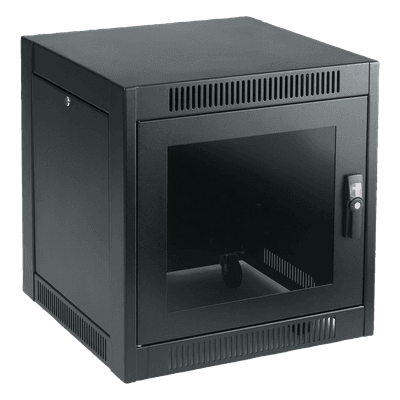 Gabinete de Piso / 11U / 700 x 600 x 900 mm / Acero 1.52 mm / Enfriamiento Pasivo / Ruedas / Cerradura / Paneles Extraíbles ENC769SH HOFFMAN