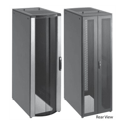 Gabinete para Servidores / 42 UR / Acero 16ga / Puertas Perforadas Frontal y Trasera / Profundidad Extendida 1200 mm / Ancho 600 mm PSCPC20612B HOFFMAN