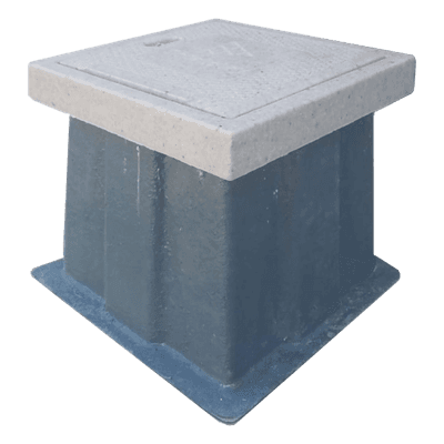 Registro para Alumbrado Público / 30 x 30 x 45 cm / Resistencia 3 Toneladas / Uso Peatonal / Impermeable / Anticorrosión LP-AP-30X30X45 LINKEDPRO BY EPCOM