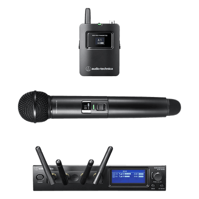 Sistema Inalámbrico Digital / 2.4 GHz / 24-bit 48 kHz / 20 Canales HD / AES128 / True Diversity / 100 m (328 ft) Ethernet ATW-1423 AUDIO-TECHNICA