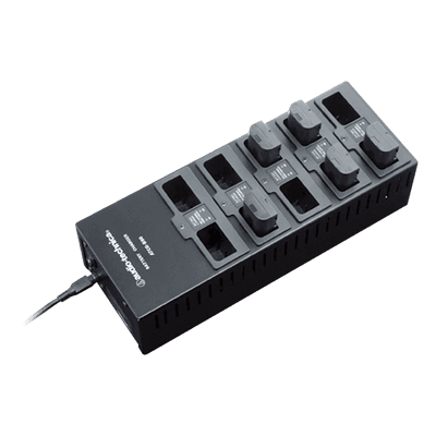 Estación de carga / 10 ranuras / Baterías Li-240 / Carga inteligente / 5.5 horas ATCS-B60 AUDIO-TECHNICA