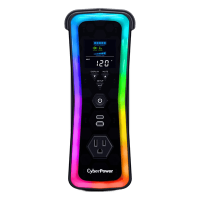 UPS Línea Interactiva / 1500 VA / 1000 W / Onda Senoidal Pura / 13 Salidas NEMA 5-15R / AVR 86-148 Vca / USB / RGB GX150C2 CYBERPOWER