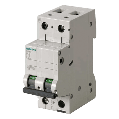 Interruptor automático magnetotérmico / 2 polos / 40 A / 6 kA / Curva C / Montaje DIN 5SL62407CC SIEMENS