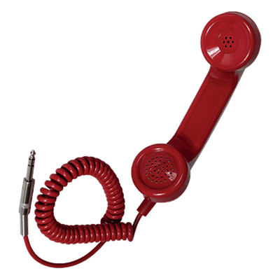 Auricular para teléfono de emergencia / Conector jack 6,3 mm / Compatible con centrales Previdia Ultravox IFFT-PHONE INIM ELECTRONICS