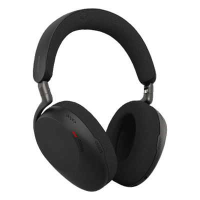 Headset Profesional UC / Bluetooth 5.3 Multipunto / Cancelación Activa de Ruido Avanzada / ClearVoice IA / 25 Horas Llamadas / 120 Horas Música / 6 Micrófonos MEMS / Certificado Teams Zoom Meet EVOLVE3-85-UC JABRA