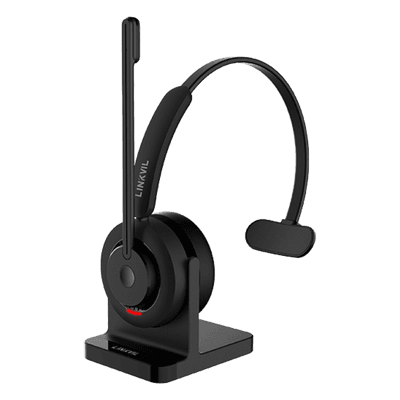 Auriculares Bluetooth / Multipunto 2 Dispositivos / Cancelación de Ruido AI ENC / Busylight / 22 Horas Llamadas / Bluetooth 5.4 DH301B FANVIL