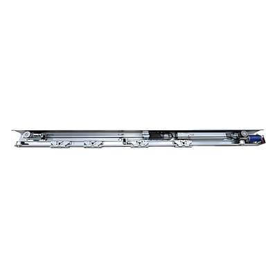 Operador Automático para Puertas Corredizas / Motor DC sin Escobillas / Carga 2 × 120 kg / Velocidad 10 a 42 cm/s / Sincronizable / Batería de Respaldo Opcional