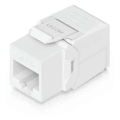 Keystone Jack / Cat6 / Terminación IDC / Snap-In / 12 Piezas UACC-KEYSTONE-JACK-C6 UBIQUITI