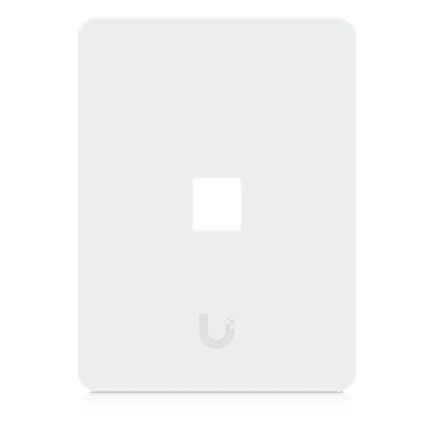 Placa Keystone / 1 Puerto / Superficie Pintable / Montaje Vertical / 4 Piezas / Policarbonato y Acero SGCC UACC-WP-KEYSTONE-V-1P UBIQUITI