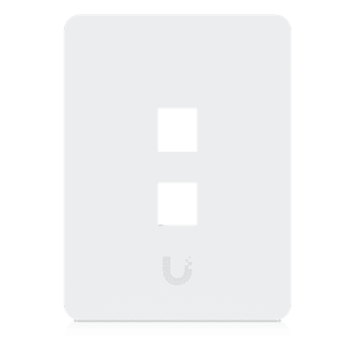Placa Keystone Universal / 2 Puertos / Superficie Pintable / Montaje Vertical / 4 Piezas UACC-WP-KEYSTONE-V-2P UBIQUITI