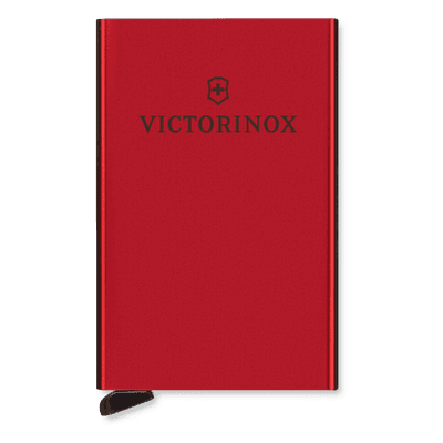 Tarjetero de Aluminio / Capacidad 4-6 Tarjetas / Protección RFID / Sistema Deslizamiento / 10 x 6 x 1 cm 612-676 VICTORINOX