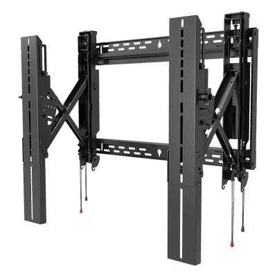 Soporte de Pared Tijera Universal / Extensión 12" (305 mm) / Carga 200 lb (90.7 kg) / Tilt +15°/-2° / VESA 200x100 a 600x600 mm / Acceso Abierto Cajas Empotradas STS650 PEERLESS